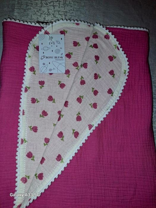 Muslin matosidan yozgi  pled va ortoped yostiq..