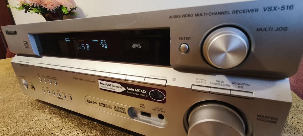 Amplificator receiver Pioneer  VSX-516-S  6,1 ieșiri, USB , 100W RMS
