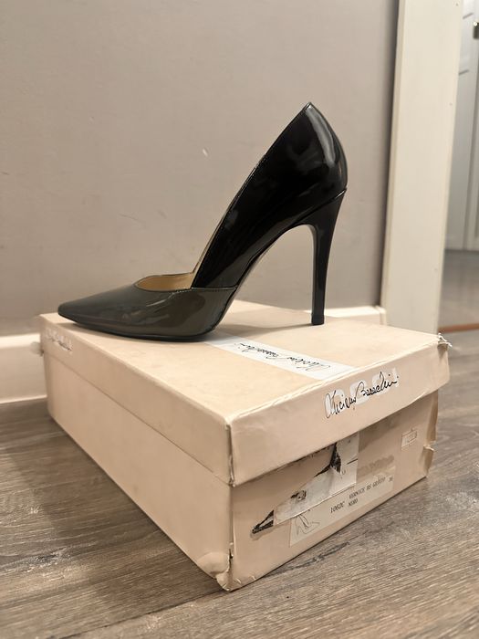 Туфли кожанные - лак