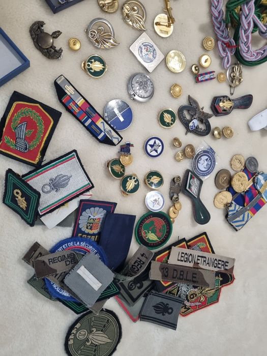 colectie insigne medalii franta legion etrangere ,legiunea straina