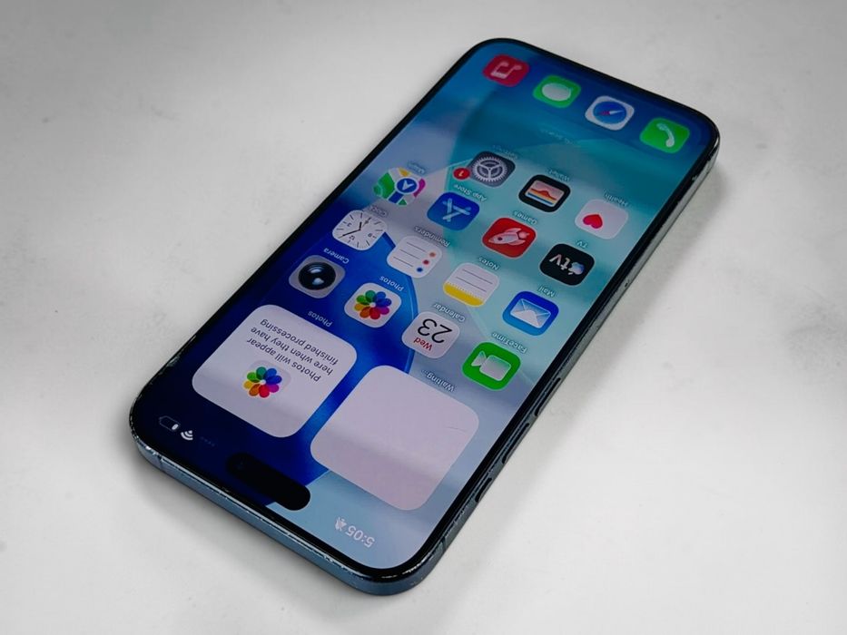 Apple iPhone 15 Pro Max 256GB Titanium Blue 100% Батерия! Отличен