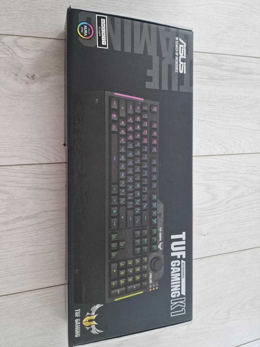 Tastatura Gaming ASUS TUF Gaming K1 RGB, USB, negru