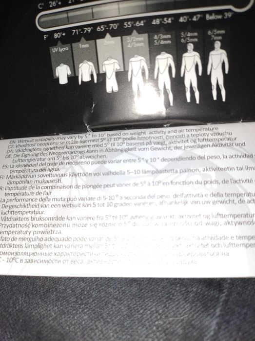 Неопренов костюм, Туристически панталон чисто нови внос от Англия