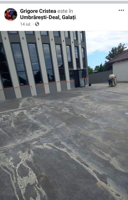 Pardoseli  din   beton  elicopterizate