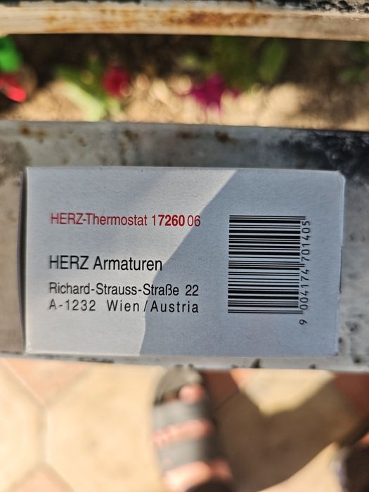 Термостат HERZ Armaturen Richard-Strauss-Strabe 22 A-1232  wien/Austri
