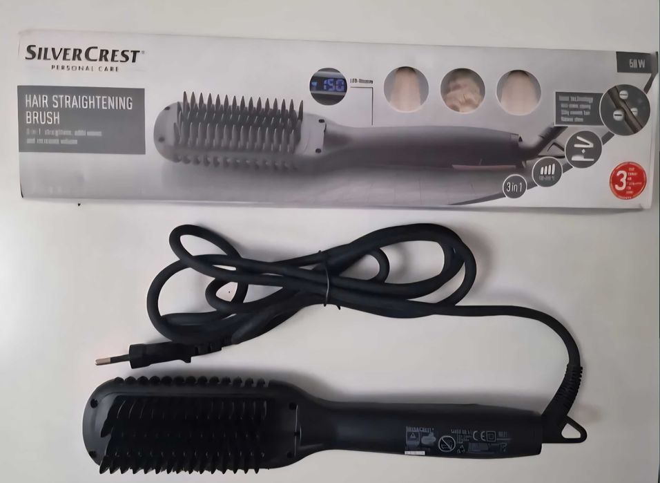 Placa/Perie de indreptat parul / valuri / volum SILVERCREST