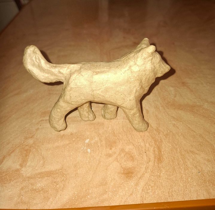 Câine carton 12cm pentru pictat/decorat