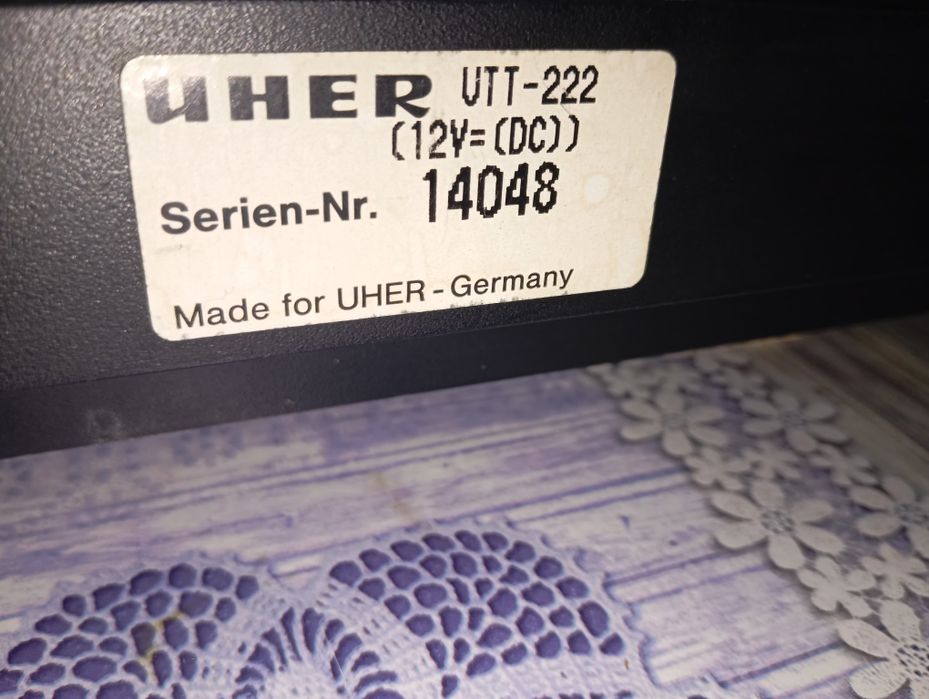 Грамофон Uher VTT222