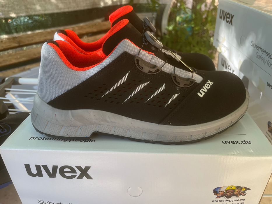 Pantofi de protecție, 43, Uvex cu sistem BOA, S1