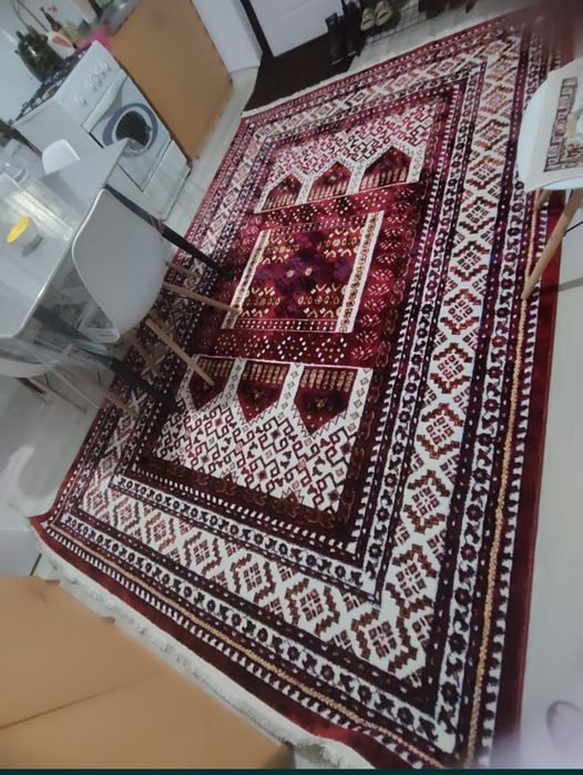 Турецкий шёлковый ковёр 2x3.