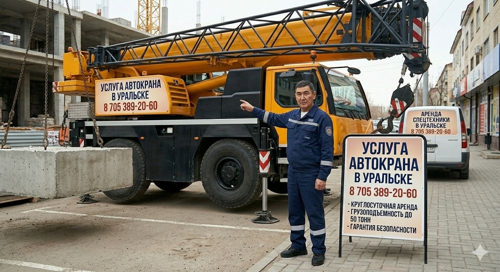 Услуга автокрана 25 тонн