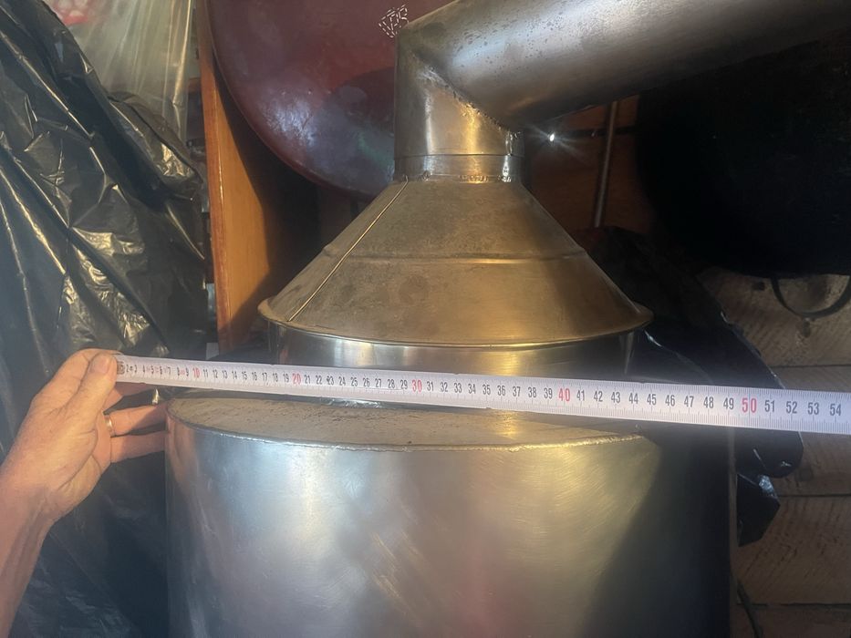 Boiler inox 200 L pe lemne facut la comanda ca nou