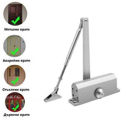Механизъм за плавно отваряне и затваряне на врата до 90кг - тип панта