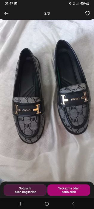 Tufli kiyilgan 38 razmer