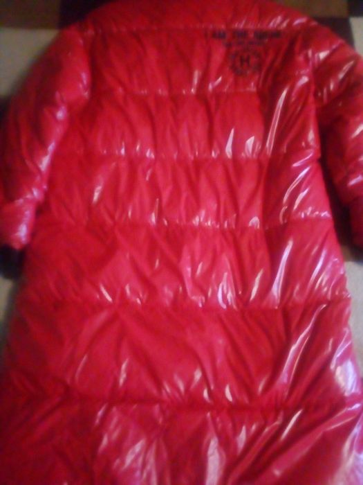 Зимний пуховик длинный