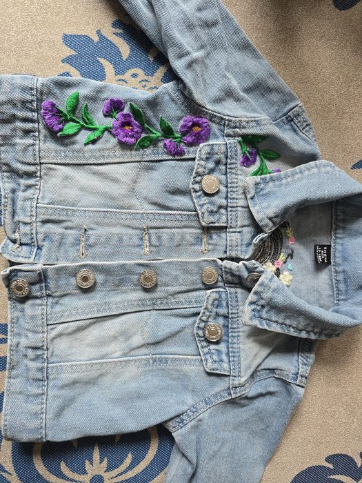 Geaca din denim fetite 12-18 luni