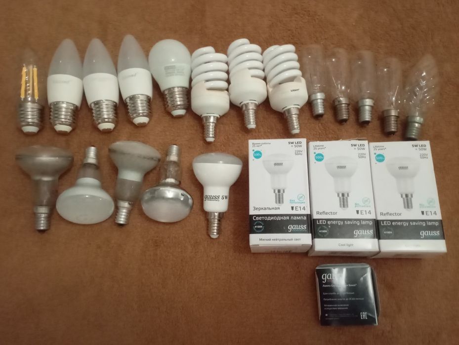 Продам электрические лампочки