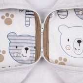 Спален чувал с двупосочен цип "Меченца" в бяло 1.5T