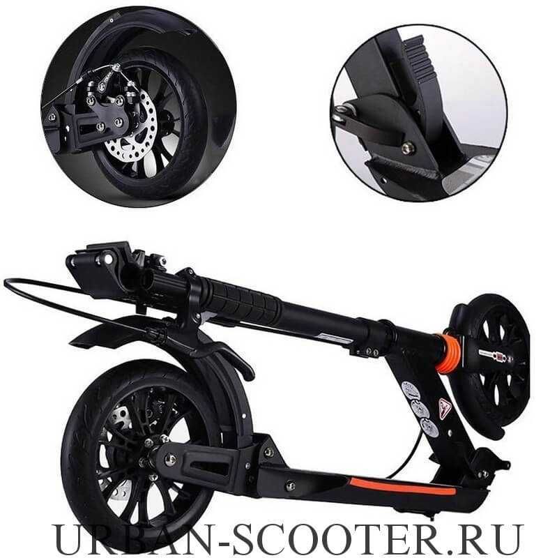 Самокаты scooter с дисковыми тормозами