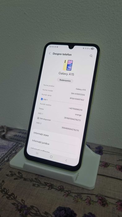 Vand telefon Samsung galaxy a15