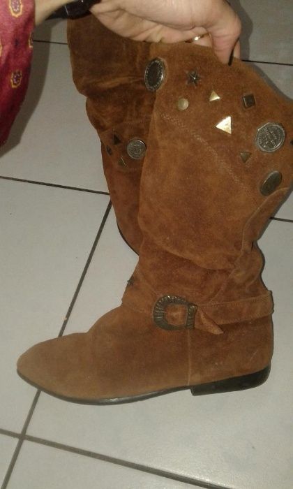 Cizme dama din piele intoarsa