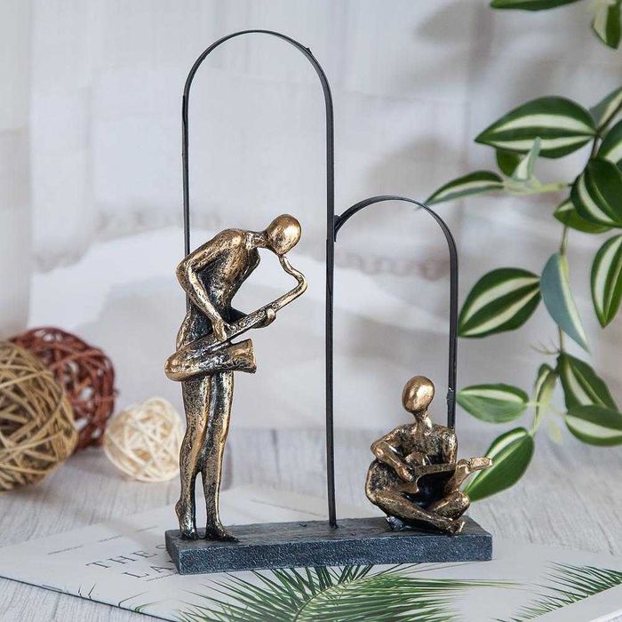 Фигура за Декорация Музиканти -Саксофон и Китара Статуетка -25см