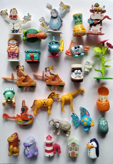 Стари и редки играчки от шоколадови яйца Киндер Kinder Surprise