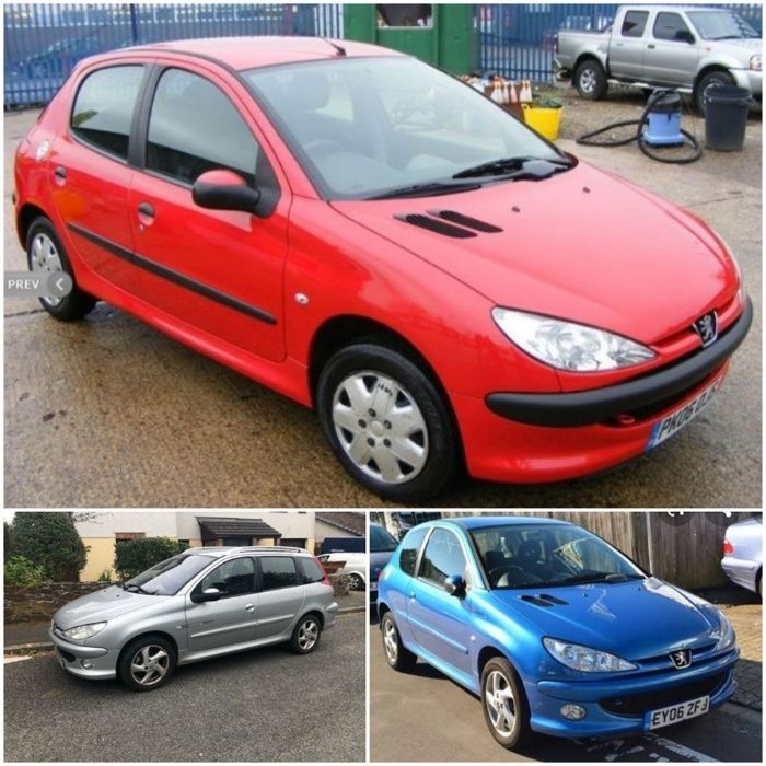 Пежо/Peugeot 206 (На части)