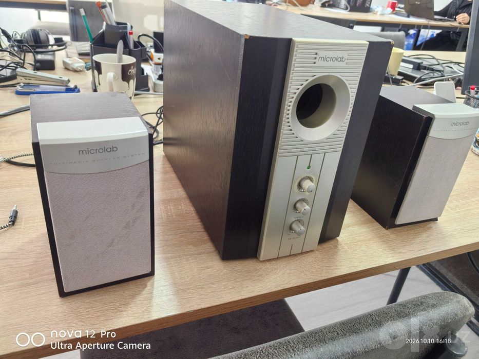 Microlab M-890 2.1 kolonka, sabvufer, bass, kompyuter karnayi, AUX