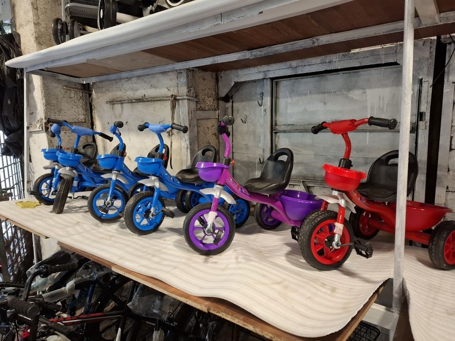 Treh kolesni bars velosipedi pradayu