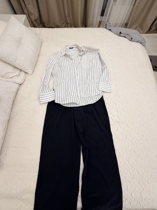 Massimo dutti рубашка, брюки зара