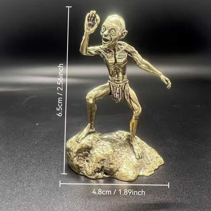 Фигура Ам-гъл Смеагол Хобит Sméagol My precious,ръчна изработка, бронз