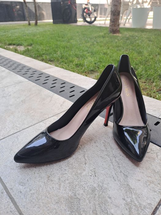 Туфли кора лакированный