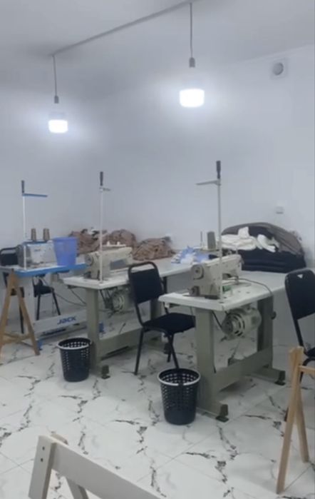 Швейный цех мебель техникой
