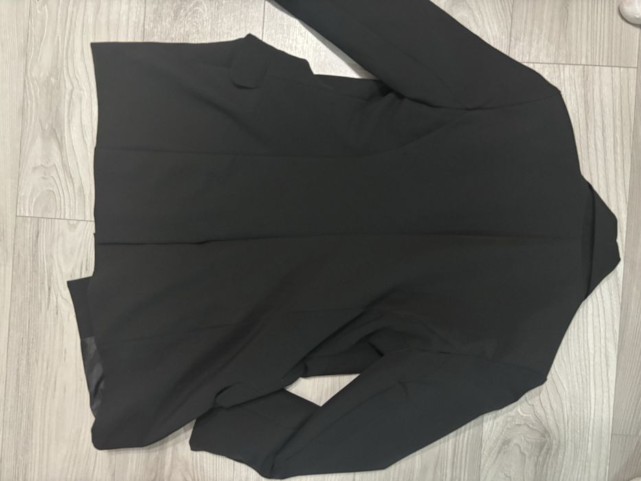 Дълго, дамско, вталено черно сако Mohito р-р 40