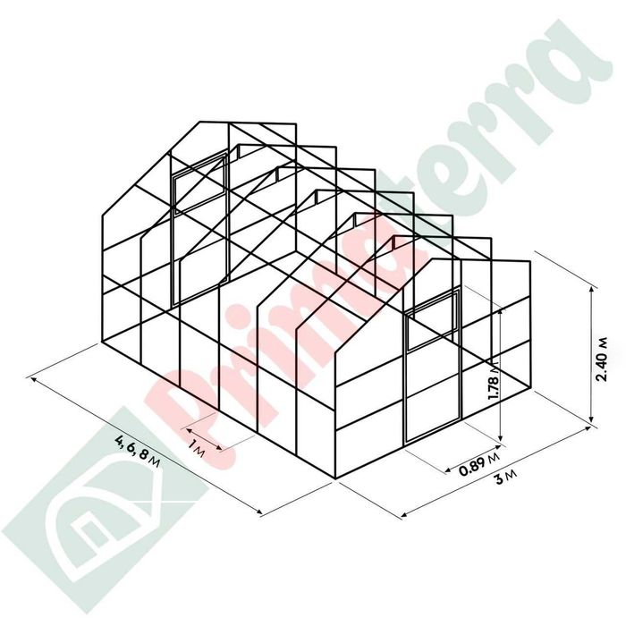 Оранжерия Primaterra Domika