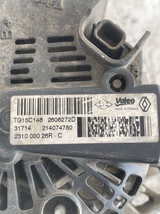 Alternator Mercedes-Benz Citan Box 415 2012 - > 1.5Dci 231000026R