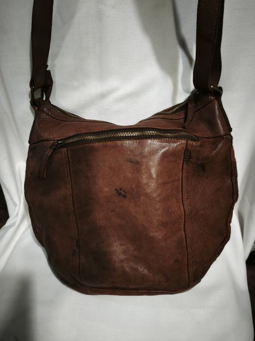 Чанта естествена кожа