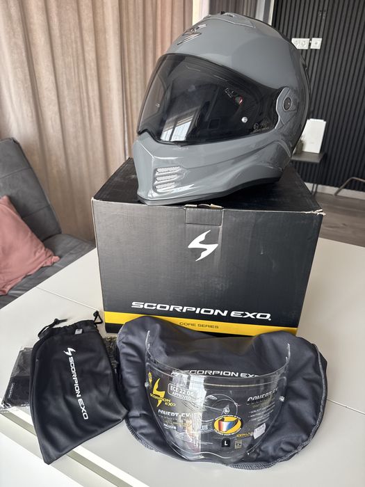 Casca moto Scorpion EXO Covert FX | Garantie | 2 viziere | stare foarte buna