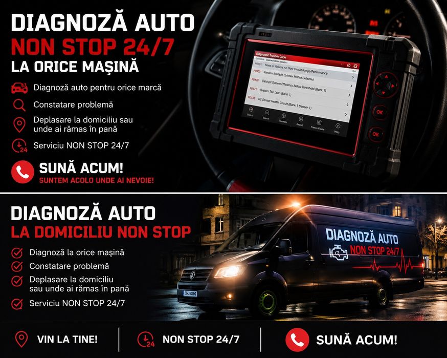 Diagnoza auto non-stop constatare defecte
