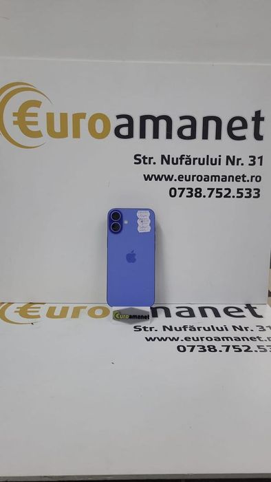 Telefon mobil Apple iPhone 16 Plus, 128GB, 5G, Ultramarine -N-