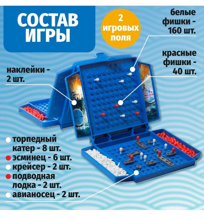 Новая настольная игра Морской бой