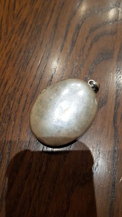 Pandantiv caseta ovala stea xl Argint 925,rubin sintetic,deosebita