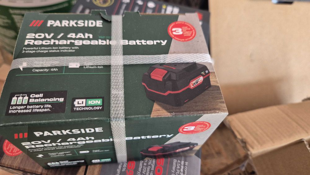 НОВА 20V 4Ah Parkside батерия, ГАРАНЦИЯ
