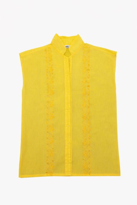 Желтая блузка XS