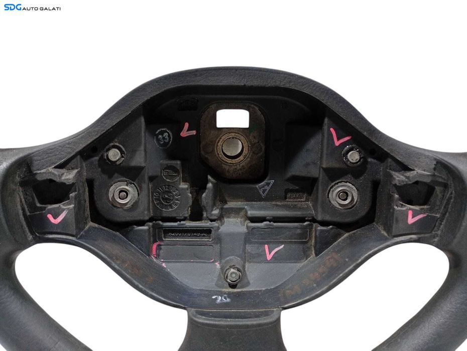 Volan din Plastic Venilin 3 Spite Dacia Logan MCV 2004 - 2012 Cod 8200170149A [LC0871]