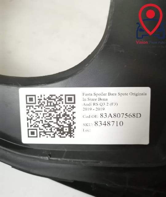 Ауди РС Кю3 / Audi RS Q3 Оригинален заден спойлер на броня в добро със