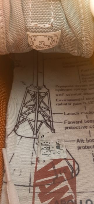 Adidasi tenisi noi piele originali unisex vans nasa mission