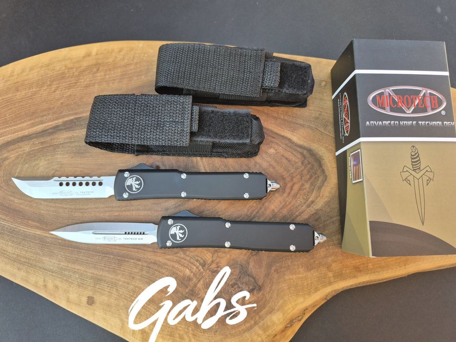 Автоматичен нож MICROTECH Ultratech ,два модела,светло острие