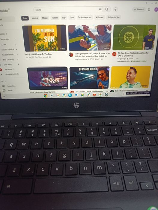 Oferta laptop hp chomebook 11inch g9 cu touchscreen și android  impecabil